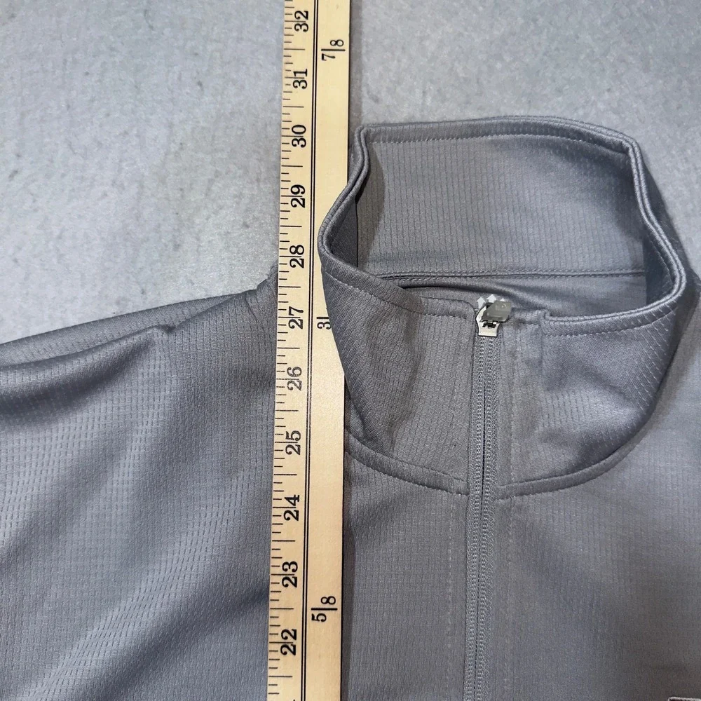 Vansport Mens Mississippi State Bulldogs Quarter Zip Pullover Gray Size MD 3405 - Picture 5 of 9